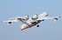 Be-200ES multirole amphibious aircraft in flight. International Exhibition "Aero India 2007"