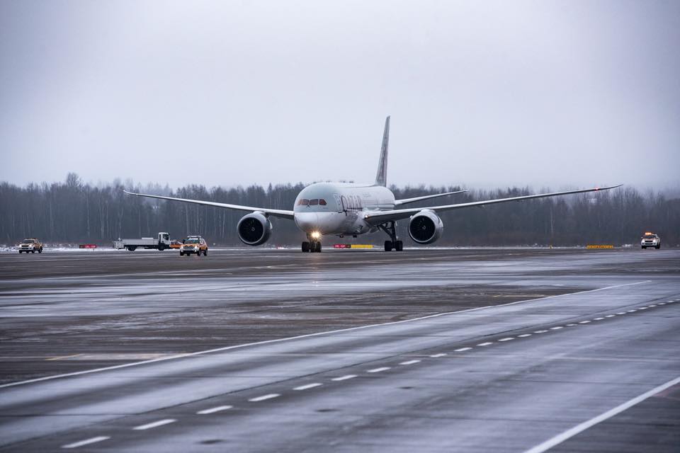 Qatar Airways Launches Inaugural Flight to St. Petersburg - RUSSIAN ...